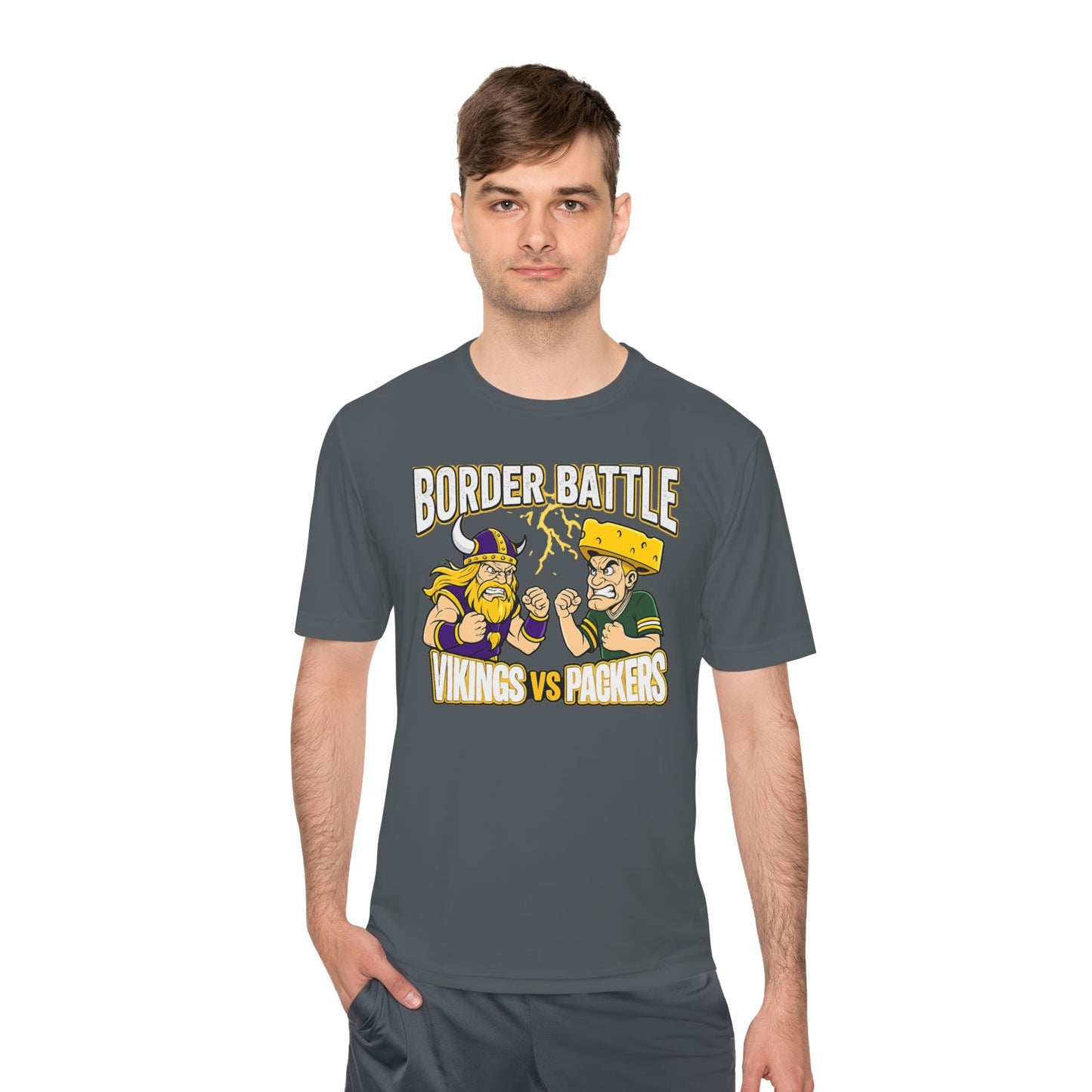 Border Battle Vikings vs Packers Tee — "The Best Seat in the Game Is at the Bar" Sports Rivalry Shirt