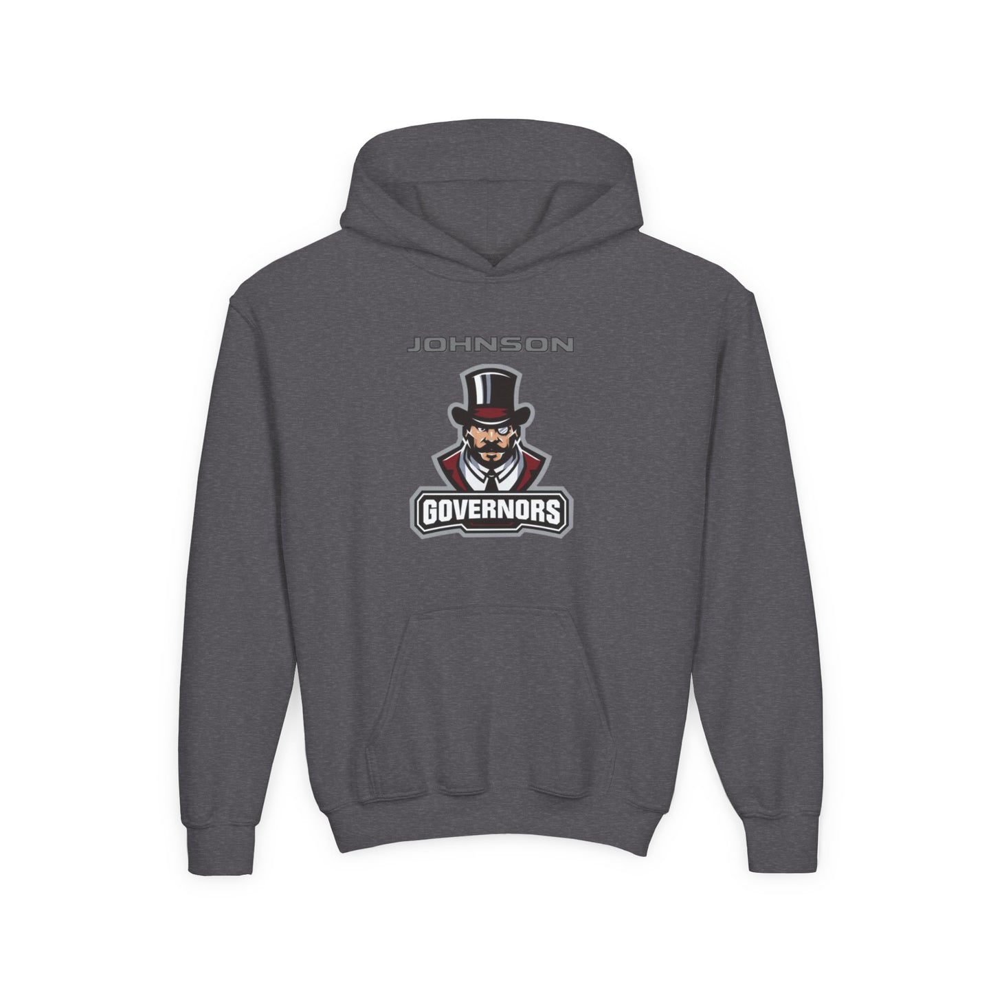 Saint Paul Johnson Youth Heavy Blend Hooded Sweatshirt - Governors Design