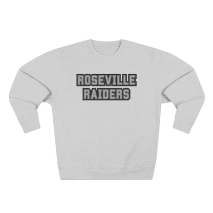 Roseville Raiders Unisex Crewneck Sweatshirt with Minimalist Design