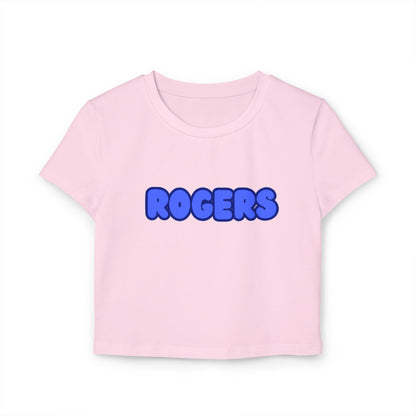 Rogers Royals Women’s Baby Tee - Retro Graphic Top for Casual Vibes