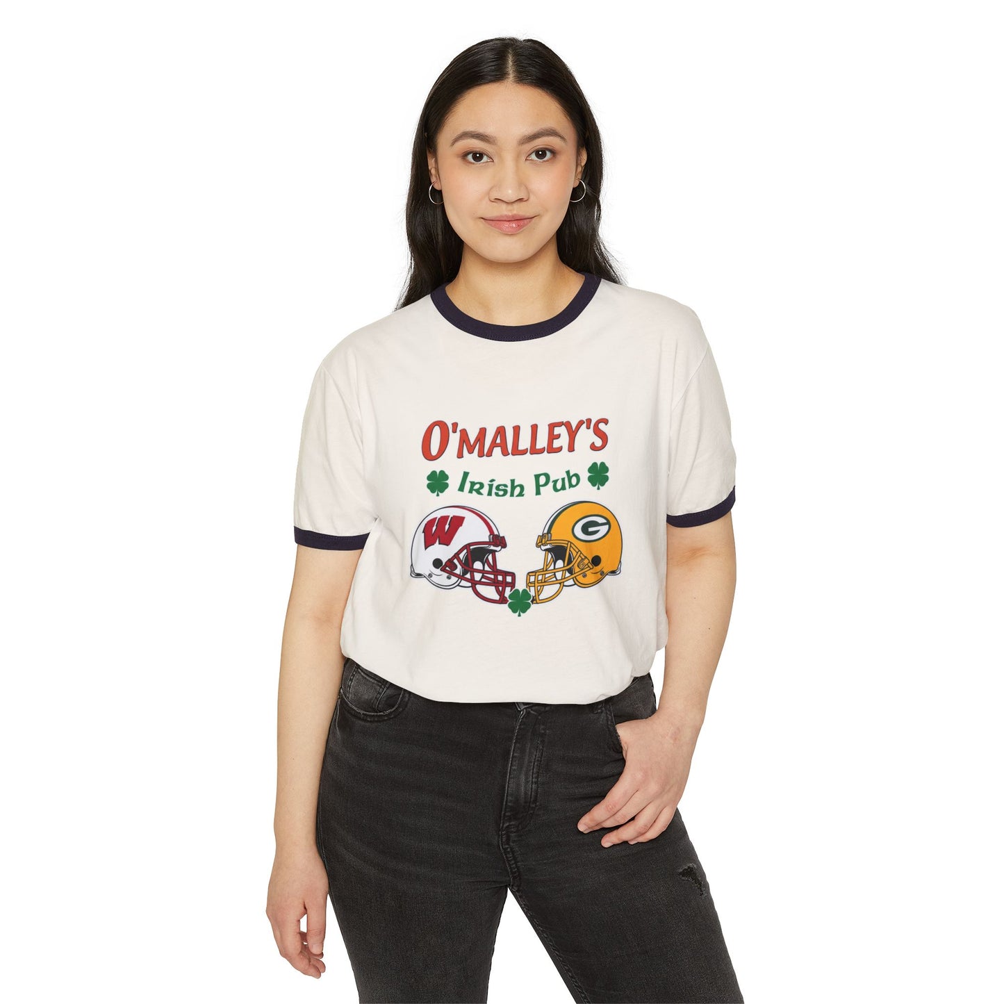 O'Malley's Irish Pub Football Rivalry Ringer Tee — 'The Final Final...just one more.'