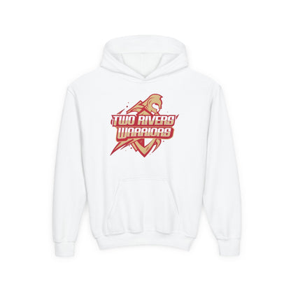 Two Rivers Warriors Logo Youth Sporty Hoodie