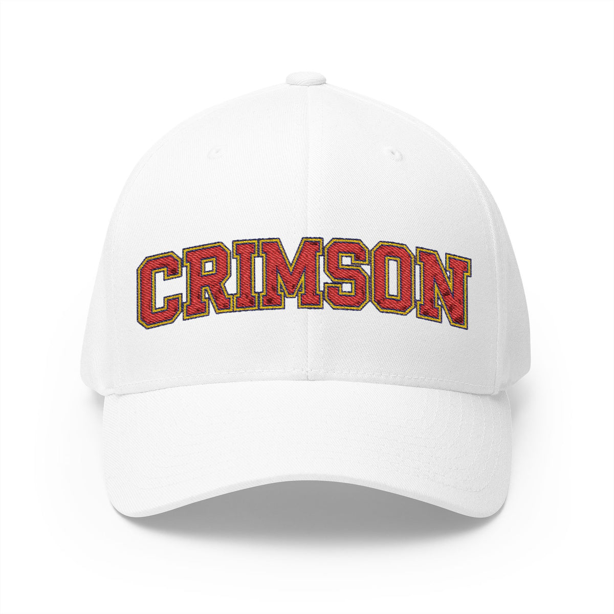 Maple Grove Crimson Embroidered Cap - Classic Style Hat