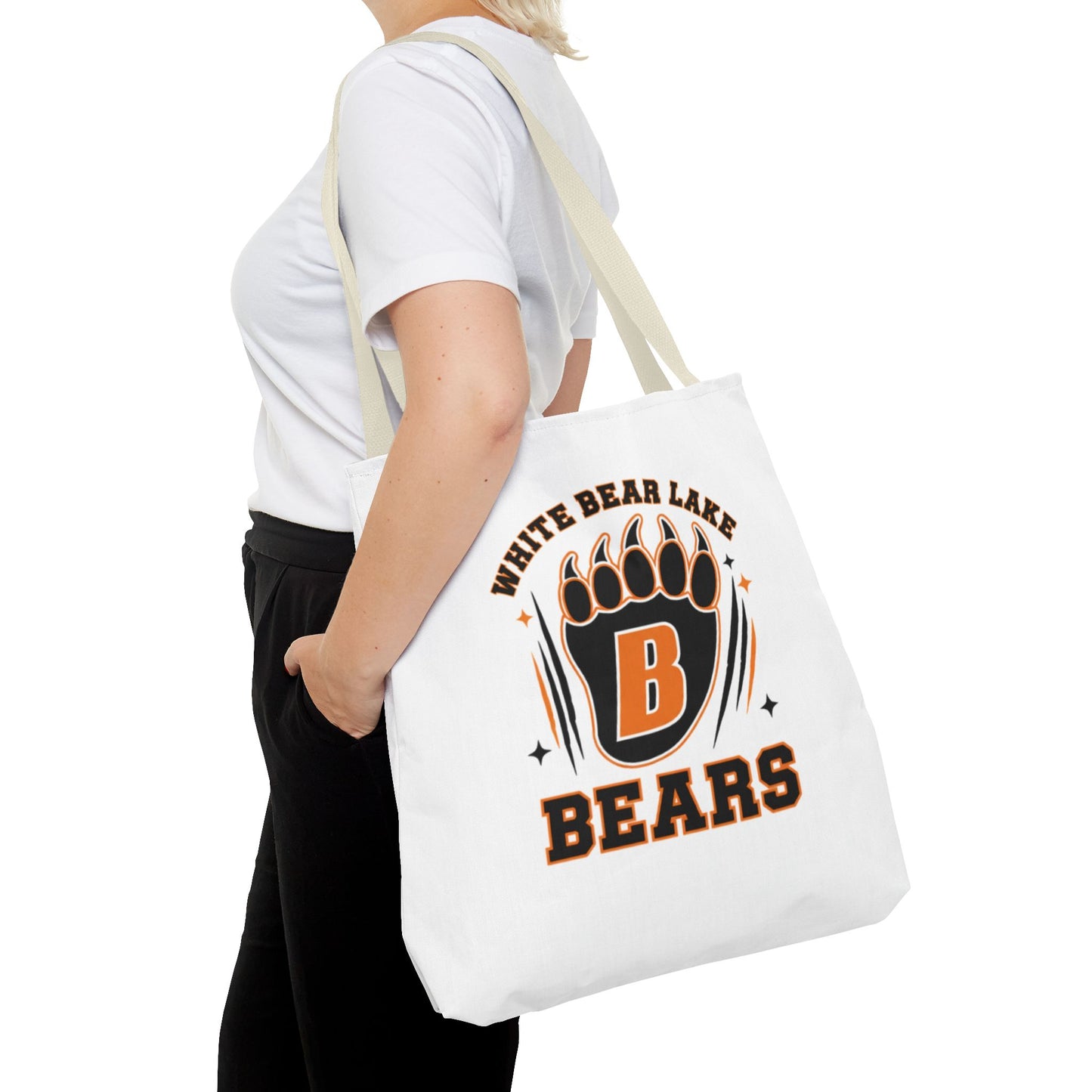 White Bear Bears Tote Bag