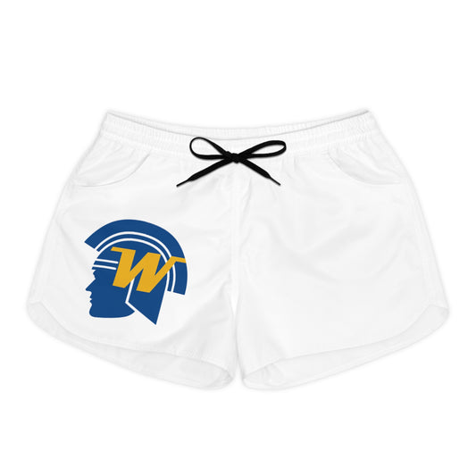Wayzata Trojans Women's White Casual Shorts