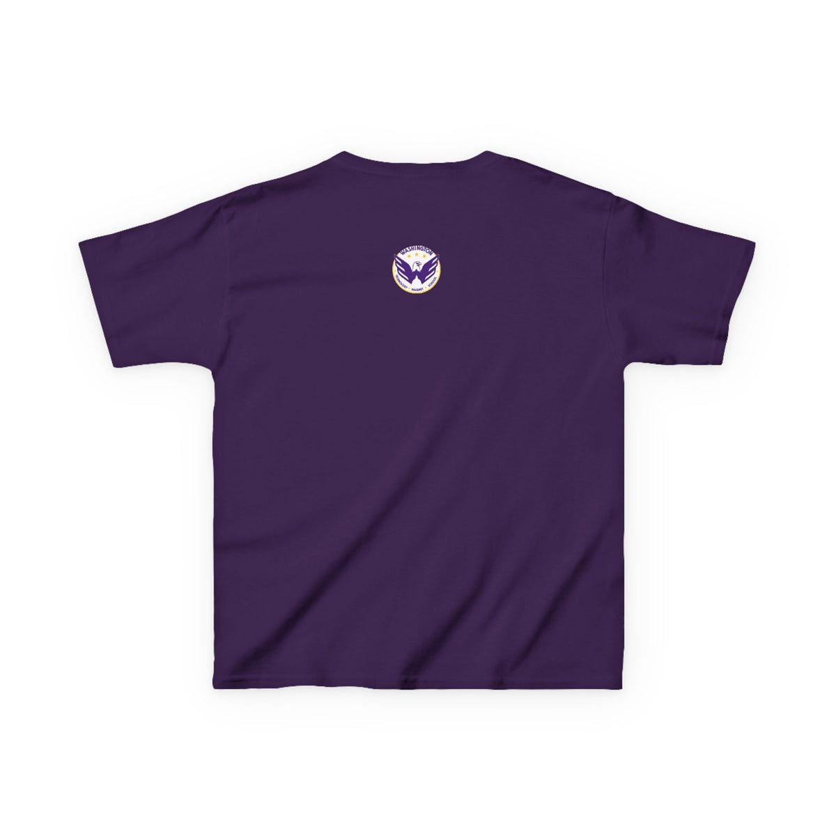 Saint Paul Washington Tech Kids W Letterman Tee — Purple & Gold Retro School Spirit Shirt