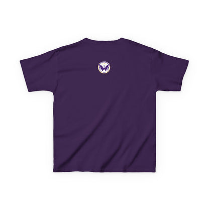 Saint Paul Washington Tech Kids W Letterman Tee — Purple & Gold Retro School Spirit Shirt