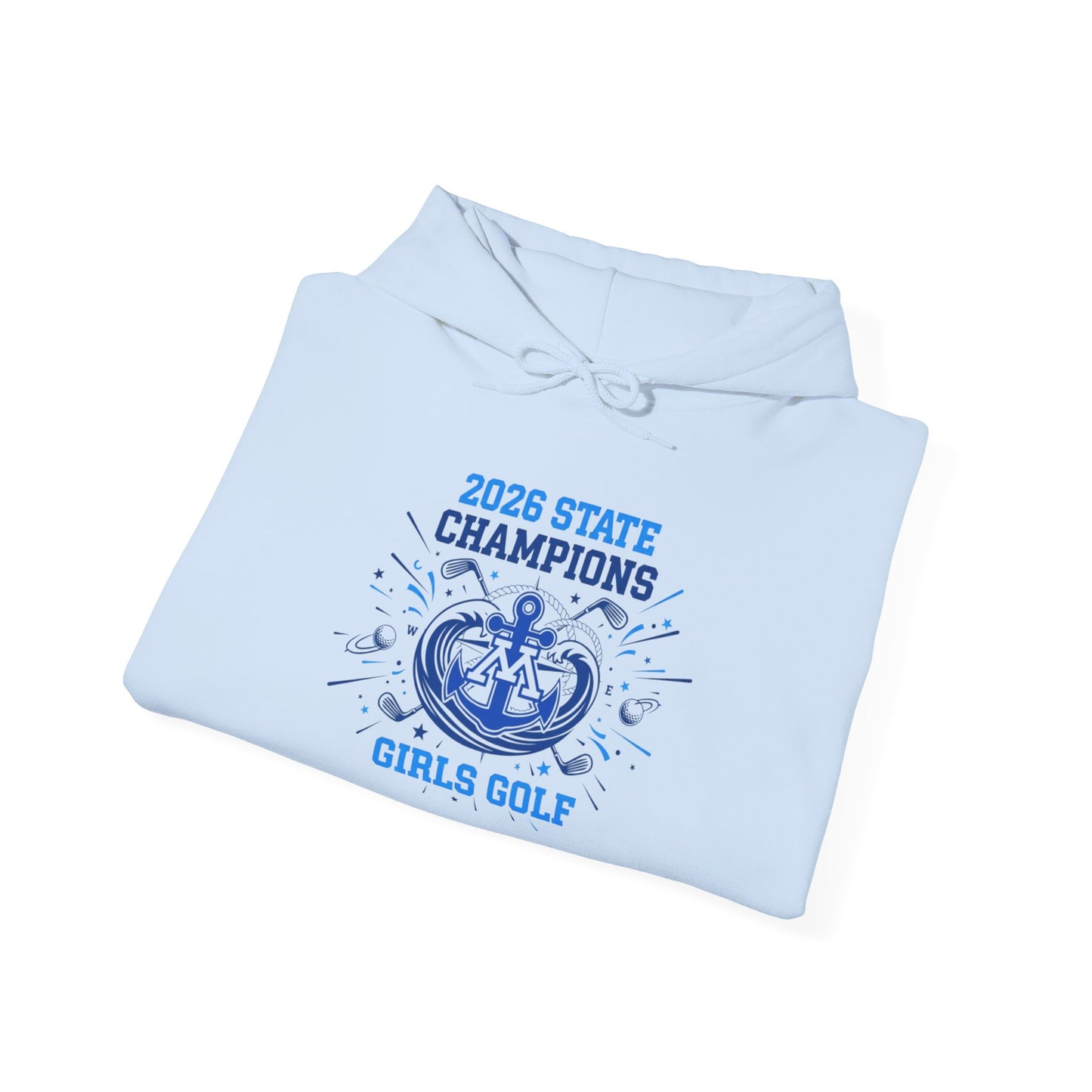 Minnetonka Skippers Girls Golf 2026 State Champions Hoodie