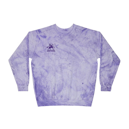 Brooklyn Center Centaurs Color Blast Crewneck Sweatshirt for a Vibrant Vibe, Unisex Tie-Dye Fashion
