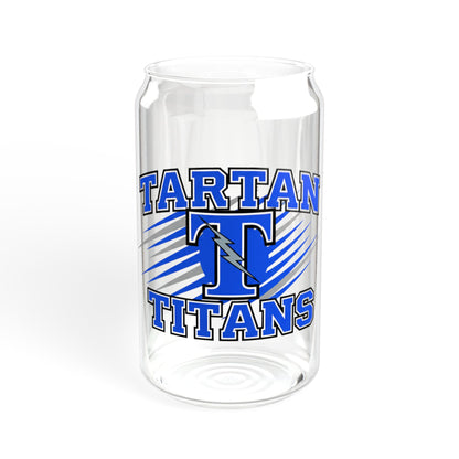 Tartan Titans 16oz Sipper Glass