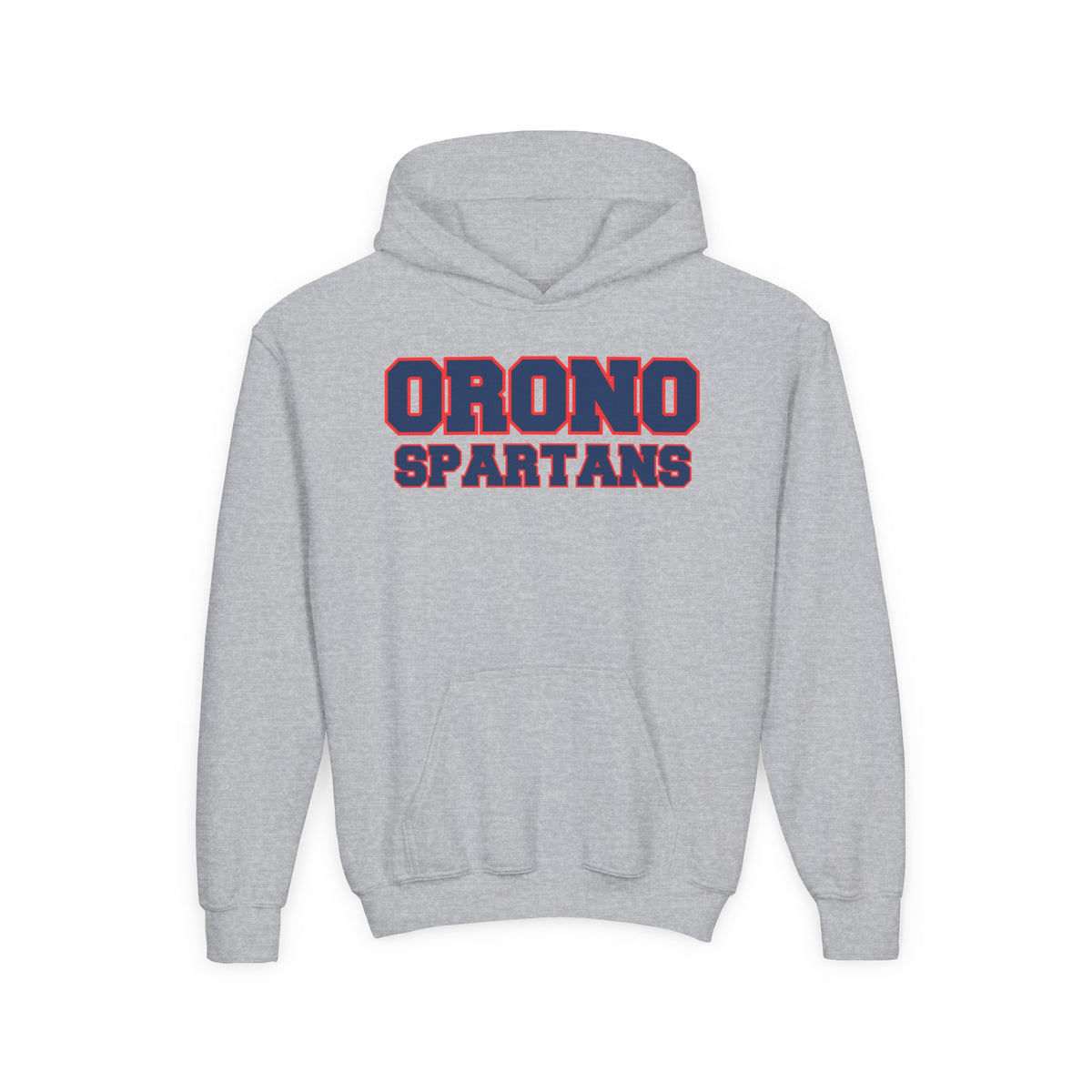 Orono Spartans Youth Hoodie with Spartan Helmet Logo