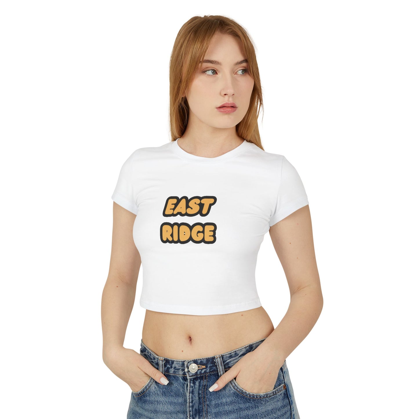 East Ridge Raptors Women’s Baby Tee - Retro Graphic Top for Casual Vibes