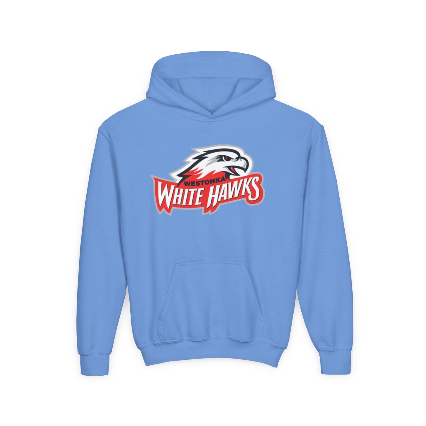Mound Westonka White Hawks Youth Sporty Hoodie, Perfect for Casual Wear