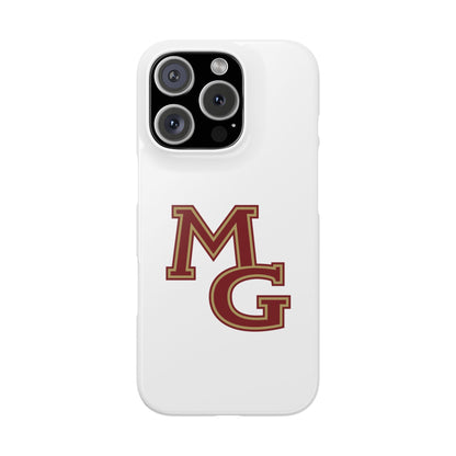 Maple Grove Crimson Slim Phone Case - Stylish Custom Cover for Daily Protection