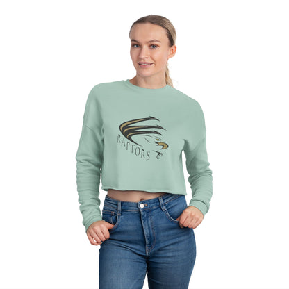 East Ridge Raptors Women's Cropped Sweatshirt - Stylish Raptors Design for Casual Vibes