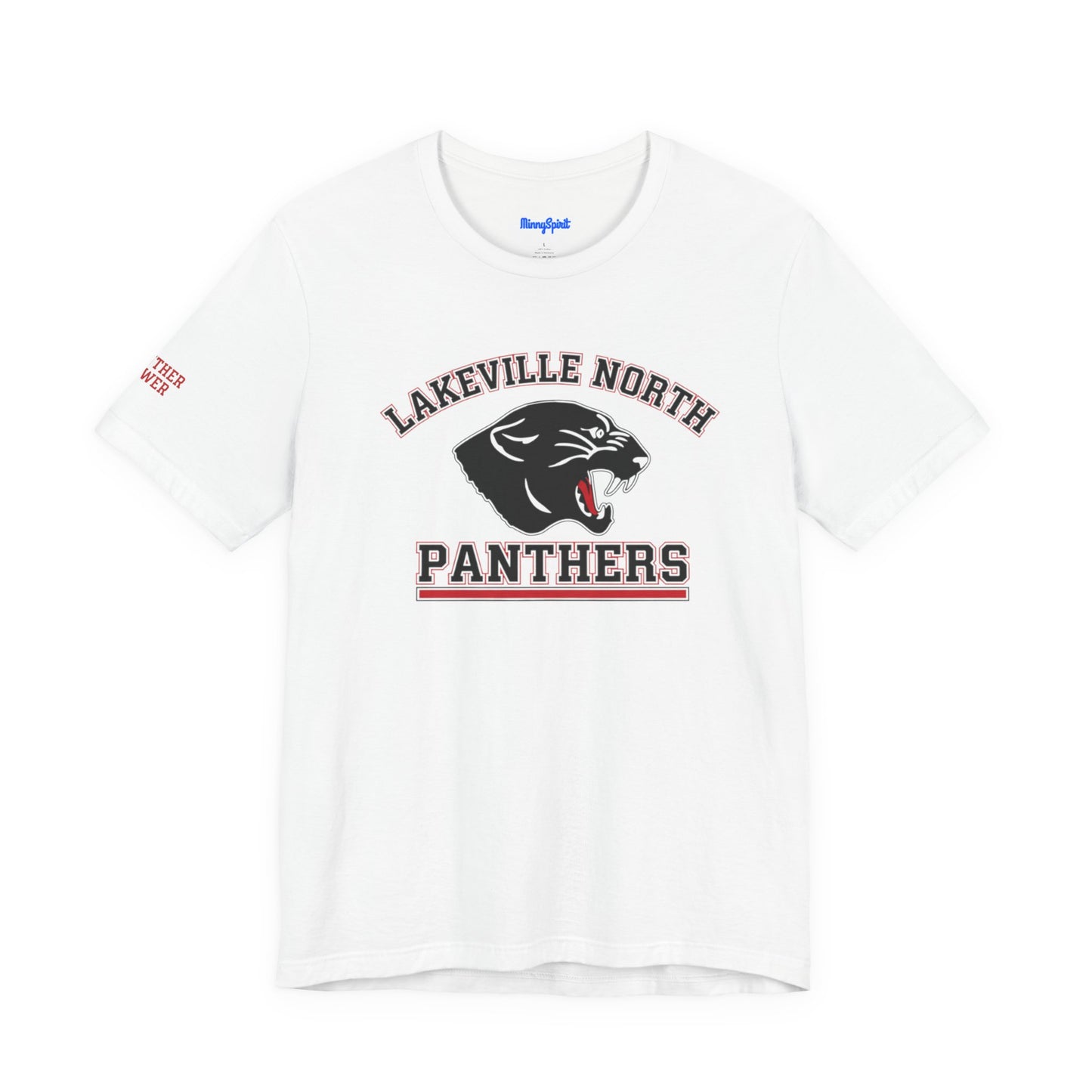 Lakeville North Panthers women's tee in white, featuring bold graphic and retro-inspired design for spirited celebrations.