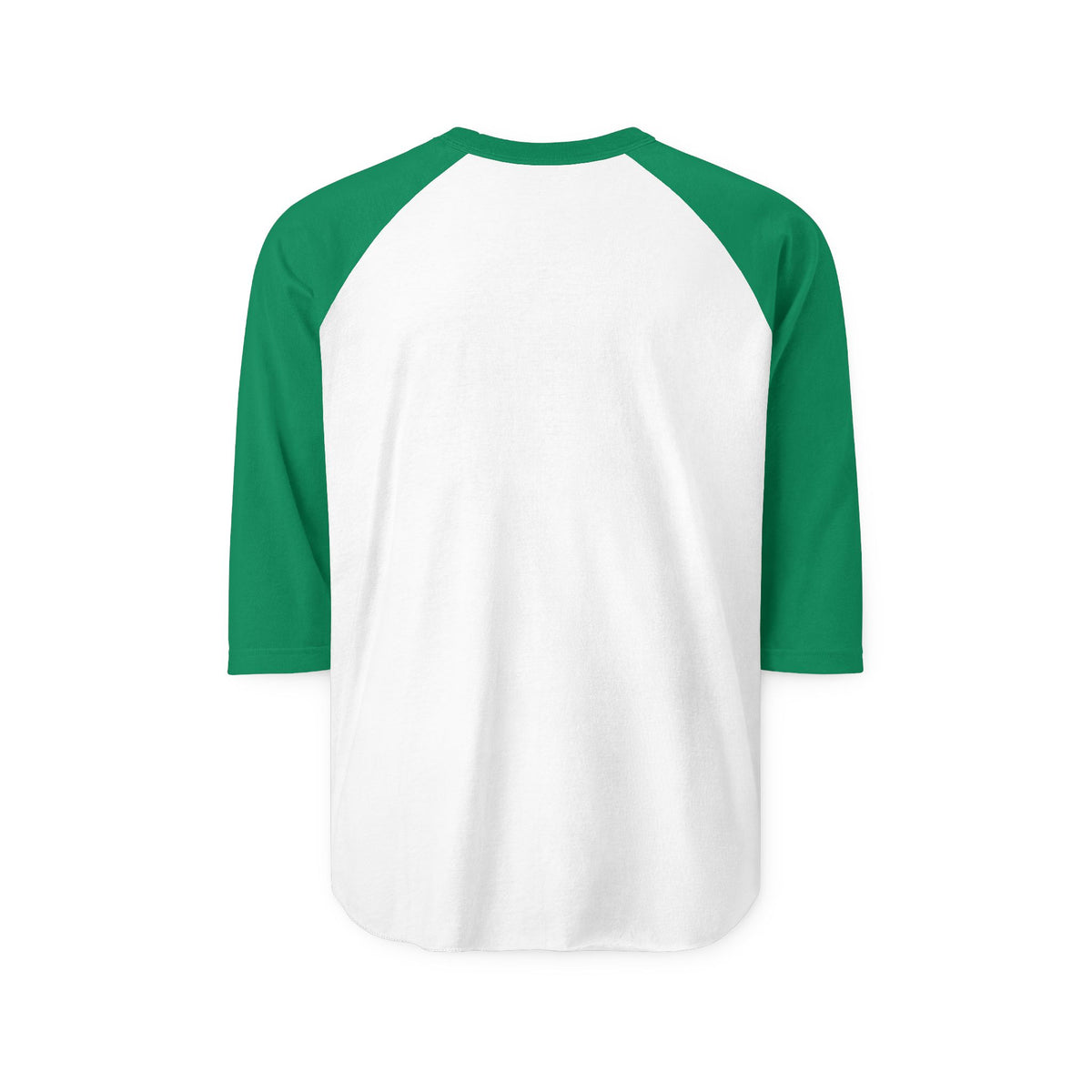 Eagan Vintage Collegiate Raglan Shirt — Green-White 3/4 Sleeve