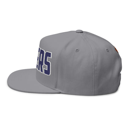 Minneapolis Southwest Lakers Embroidered Flat Bill Cap — Retro Varsity Patch Snapback