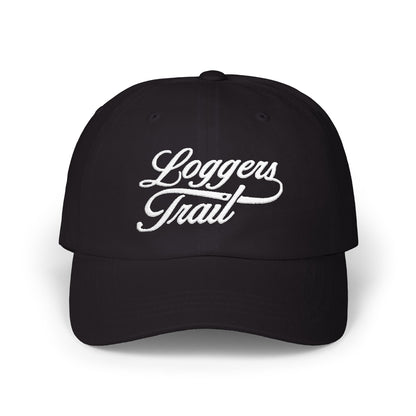 Logger's Trail Golf Course Embroidered Black Cap