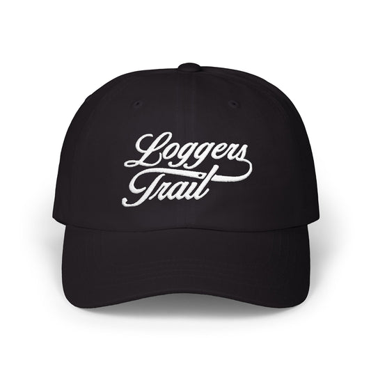 Logger's Trail Golf Course Embroidered Black Cap