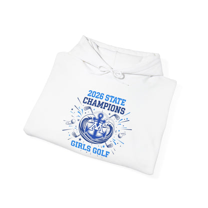 Minnetonka Skippers Girls Golf 2026 State Champions Hoodie