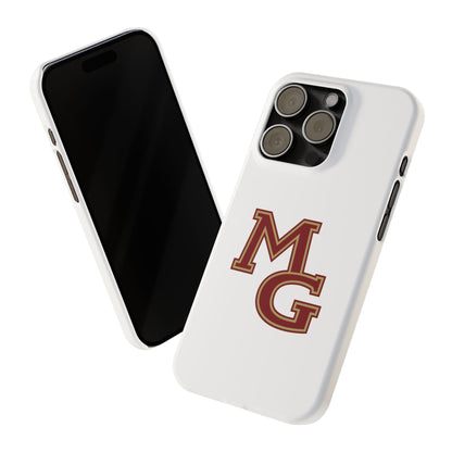 Maple Grove Crimson Slim Phone Case - Stylish Custom Cover for Daily Protection