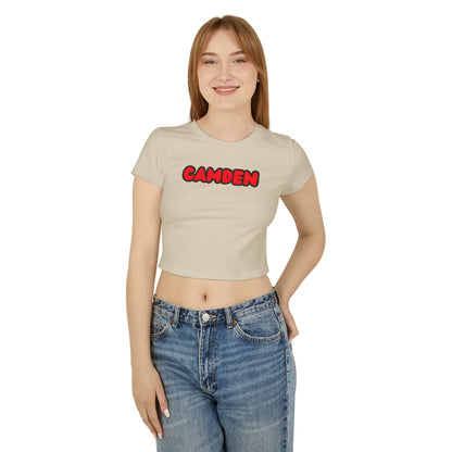 Minneapolis Camden Women’s Baby Tee - Retro Graphic Top for Casual Vibes