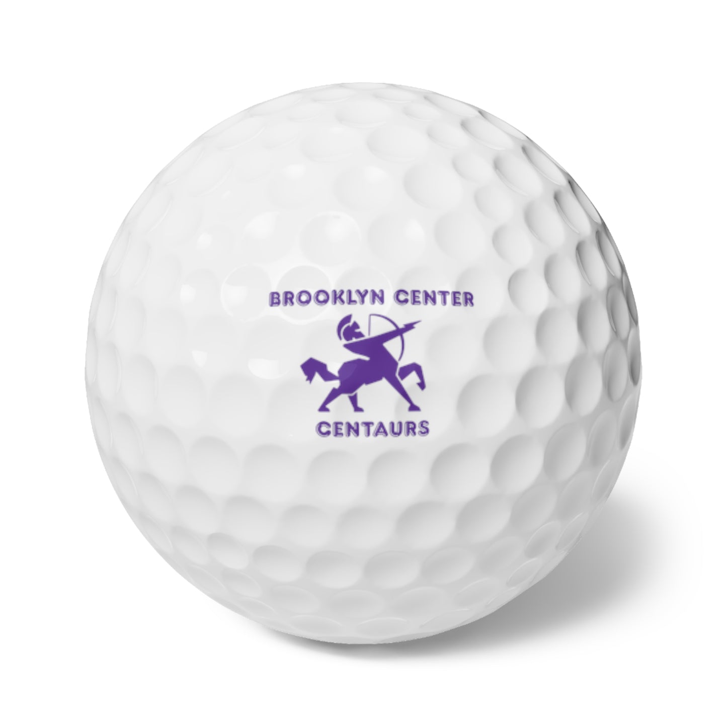 Brooklyn Center Centaurs  Golf Balls Set - 6 Pack with Unique Design for Golf Enthusiasts
