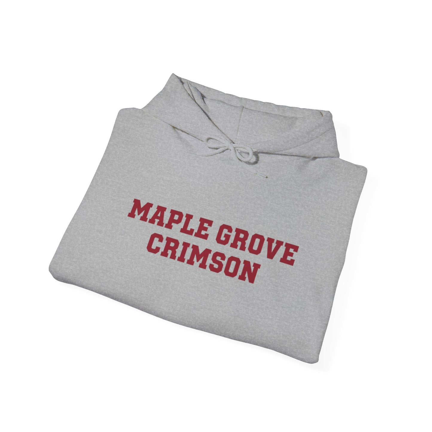 Maple Grove Crimson Unisex Heavy Blend™ Hooded Sweatshirt - Cozy and Stylish for School Spirit