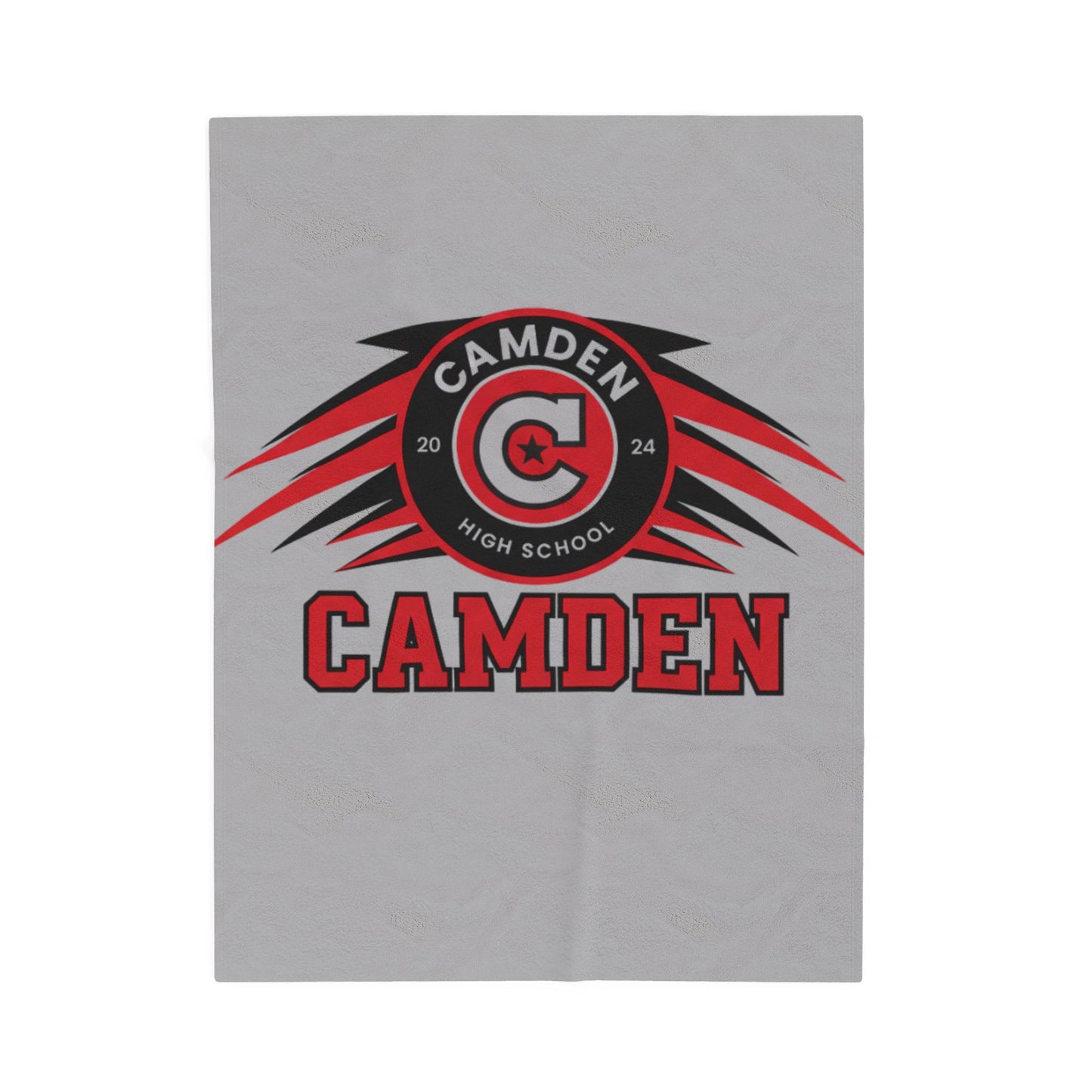 Minneapolis Camden Cozy Velveteen Plush Blanket - Perfect for Relaxation and Home Decor