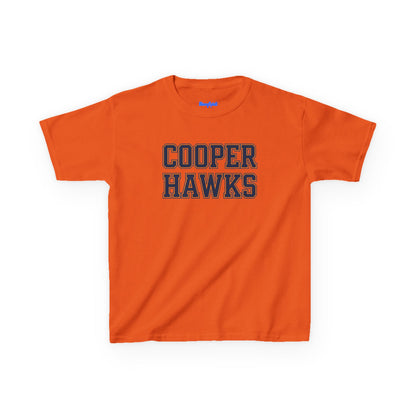 Cooper Hawks Kids T-Shirt — Youth School Spirit Tee with Cooper Hawks Logo