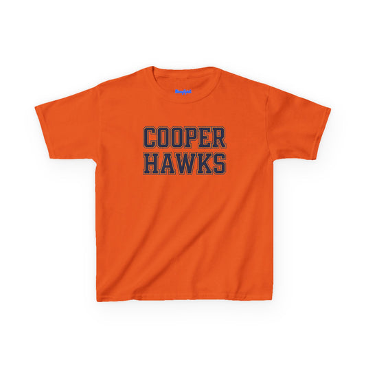 Cooper Hawks Kids T-Shirt — Youth School Spirit Tee with Cooper Hawks Logo