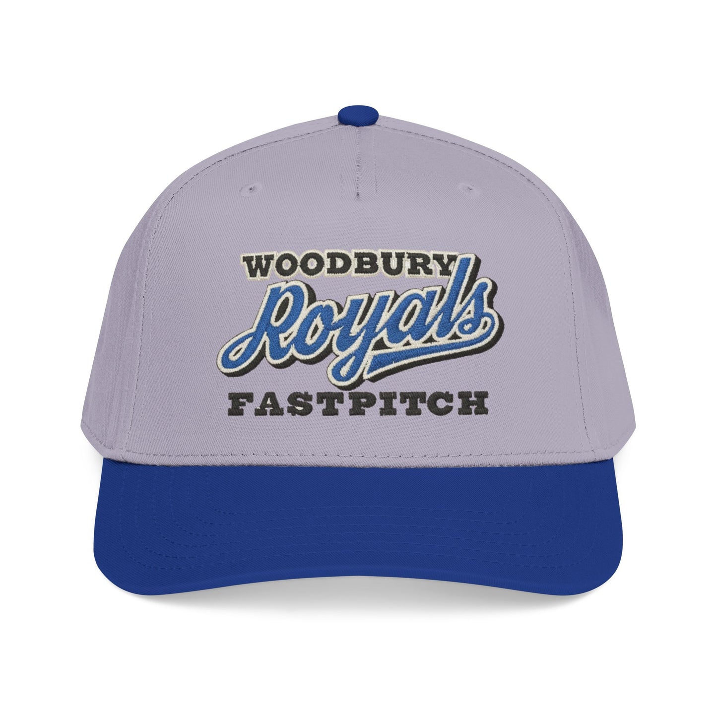 Woodbury Royals Fastpitch Mid-Profile Baseball Cap — Team Logo Snapback