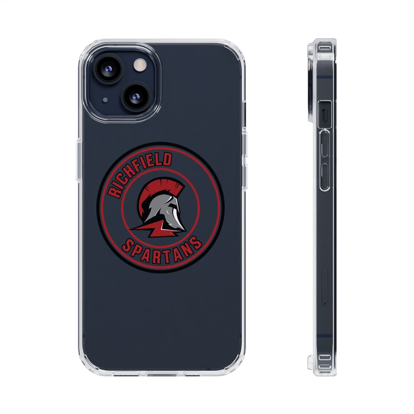 Richfield Spartans Clear Phone Case  - Durable Phone Protection for Everyday Use