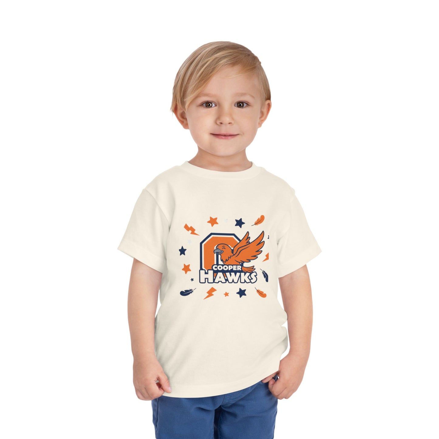 Robbinsdale Cooper Hawks Toddler Short Sleeve Tee – Playful & Sporty Shirt for Little Fans