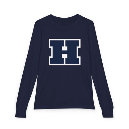 Hudson Raiders Youth H Monogram Long Sleeve Tee