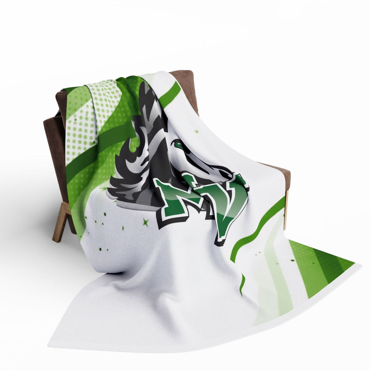 Mounds View Mustangs Arctic Fleece Blanket