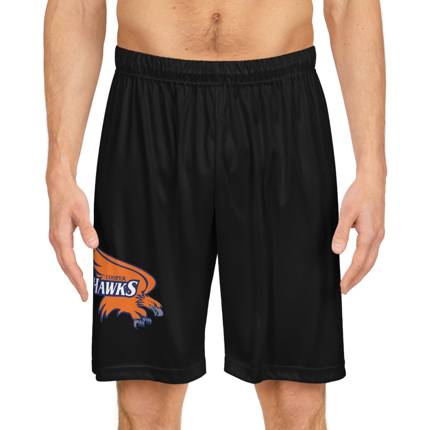 Robbinsdale Cooper Hawks Black Basketball Shorts