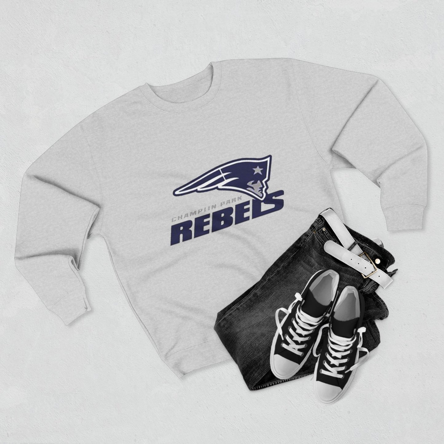 Champlin Park Rebels Unisex Crewneck Sweatshirt  - Cozy Everyday Wear