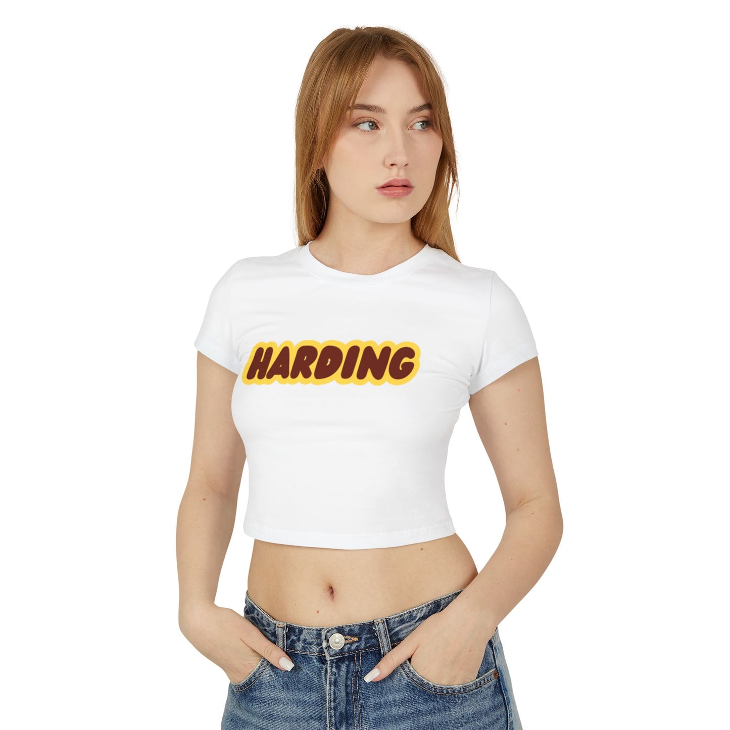 Saint Paul Harding Knights Women’s Baby Tee - Retro Graphic Top for Casual Vibes