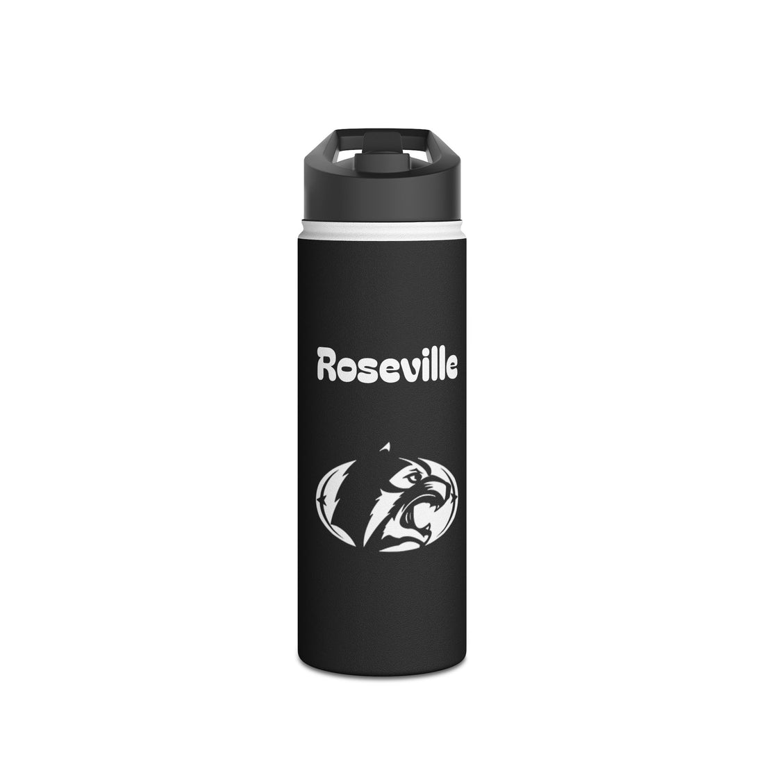 Roseville Raiders Stainless Steel Water Bottle, Motivational Hydration Bottle, Sports Water Bottle, Eco-Friendly Gift