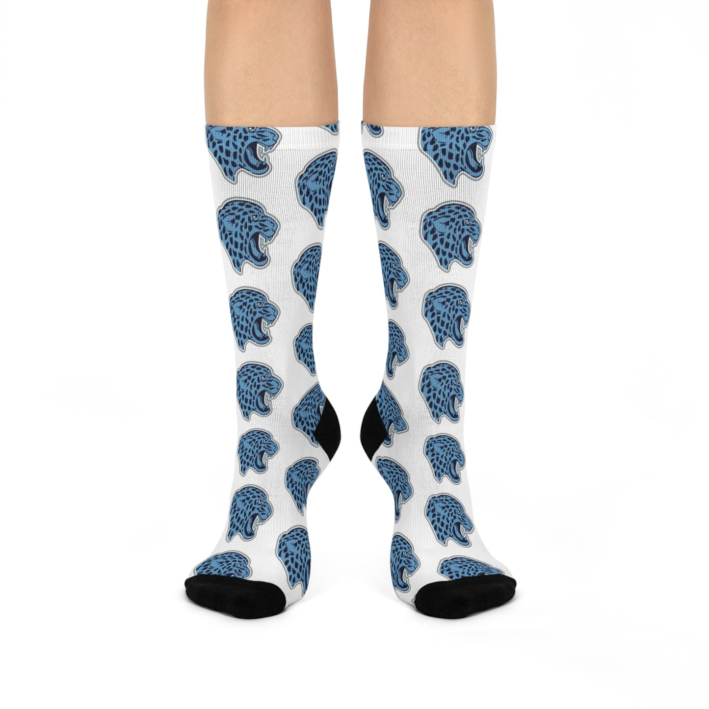 Bloomington Jefferson Jaguars Trendy Cushioned Crew Socks