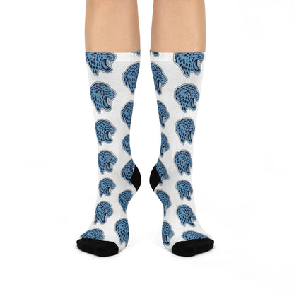 Bloomington Jefferson Jaguars Trendy Cushioned Crew Socks