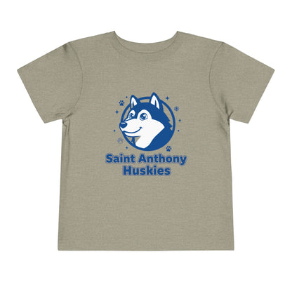 Saint Anthony Huskies Toddler Tee - Short Sleeve Shirt for Kids