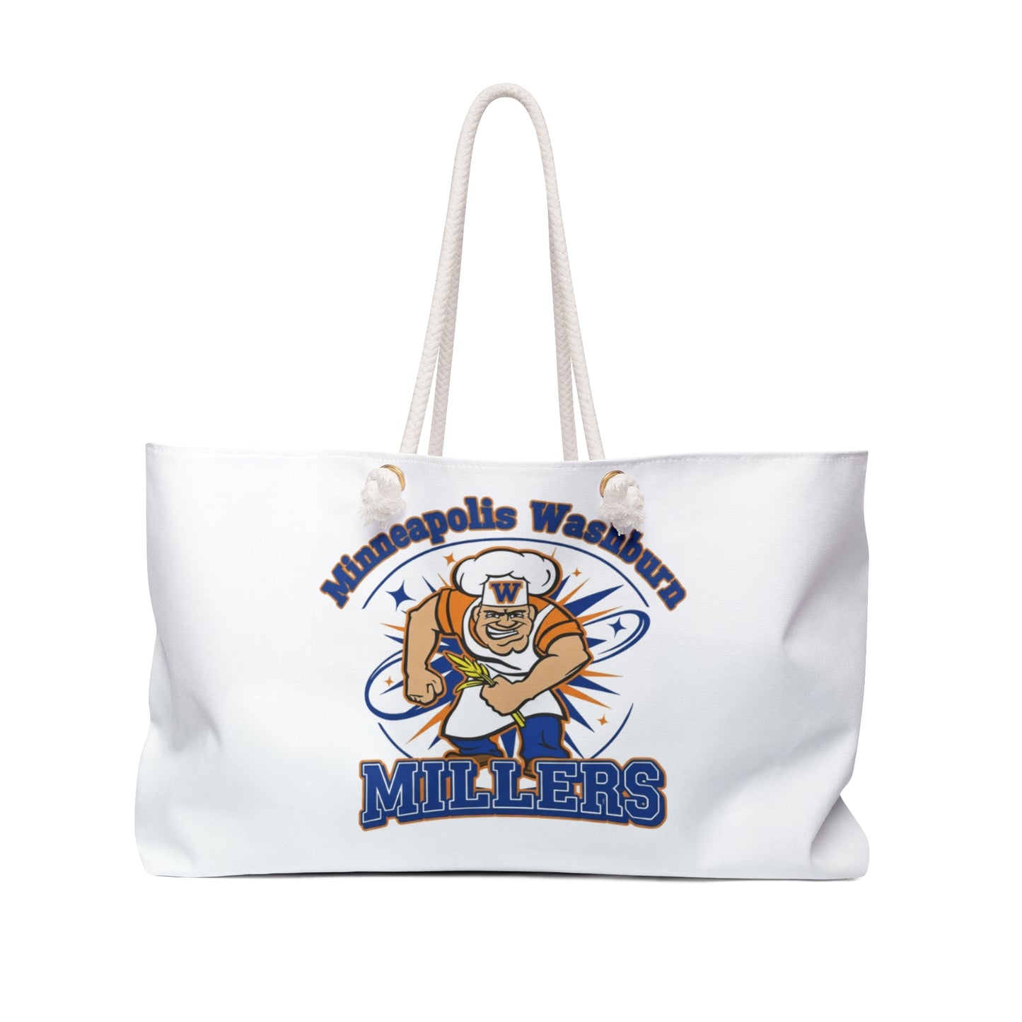Minneapolis Washburn Millers Weekender Bag — Stylish Travel Tote for Adventurers