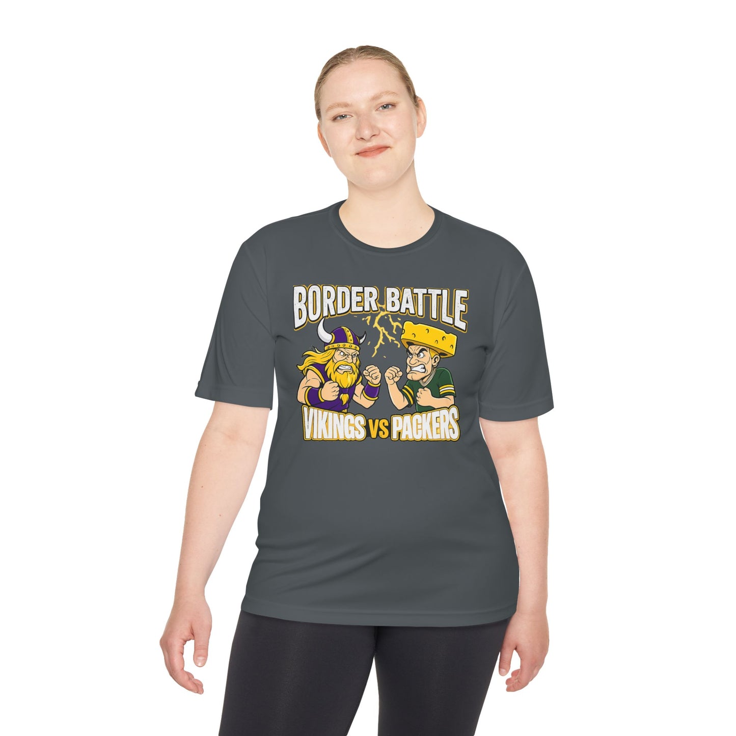 Border Battle Vikings vs Packers Tee — "The Best Seat in the Game Is at the Bar" Sports Rivalry Shirt