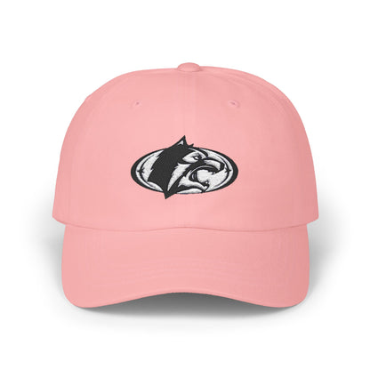Roseville Raiders Cap - Stylish White Hat with Wolf Design for Casual Wear