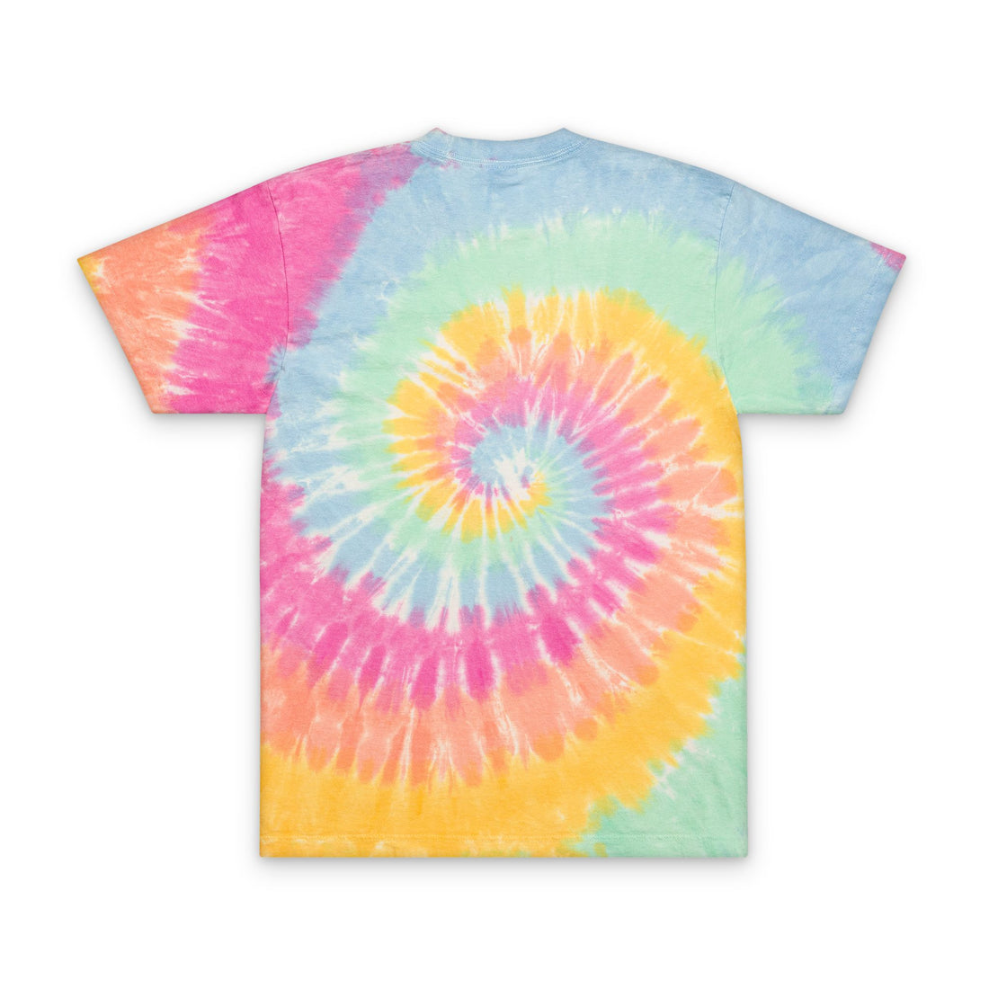 Park Wolfpack Colorful Oversized Tie-Dye T-Shirt with Embroidery - Perfect for Festivals and Casual Wear