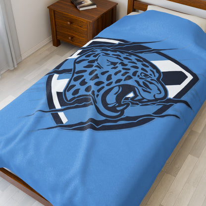 Bloomington Jefferson Jaguars Cozy Velveteen Plush Blanket - Perfect for Relaxation and Home Decor