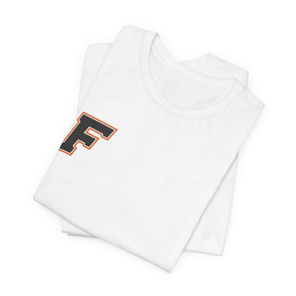 Farmington Tigers 'F' Graphic Tee — Retro Letterman Style T-Shirt